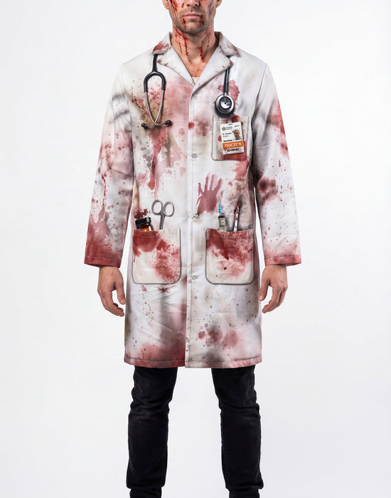 Blues Group Doctors Mens White 1 Piece Costume