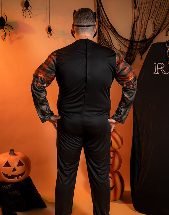 Blues Group Werewolf Mens Grey 2 Piece Costume