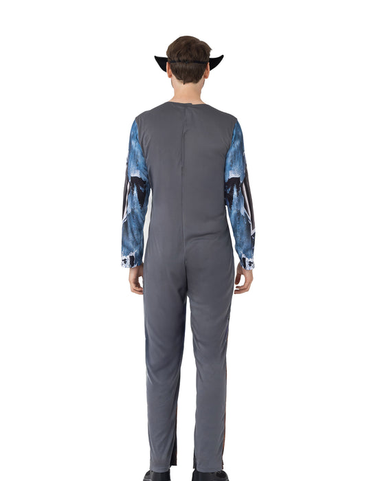 Blues Group Zombie Mens Blue 2 Piece Costume