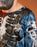 Zombie Cowboy Mens Blue 2 Piece Costume