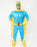 Beano Bananaman Mens Blue 5 Piece Costume
