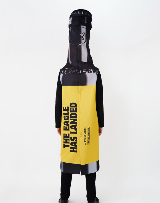 Brew Dog Wingman Bottle Mens Yellow 1 Piece Costume