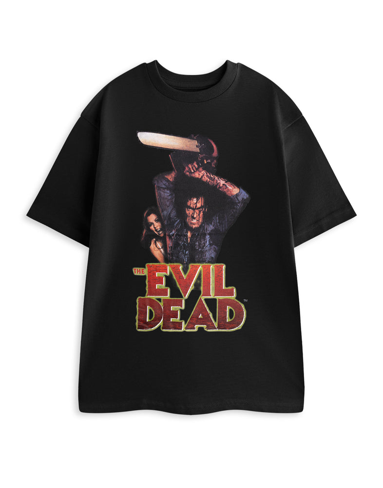 The Evil Dead Chainsaw Unisex Black Short Sleeved T-Shirt