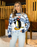 Pingu Merry Noot-mas Unisex Blue Christmas Jumper