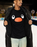 Pingu Character Face Unisex Black Short Sleeved T-Shirt