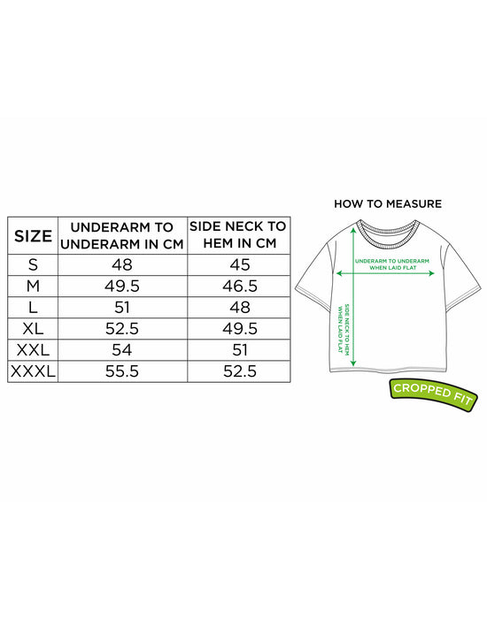 Betty Boop Leg Womens Grey Cropped Short Sleeved T-Shirt