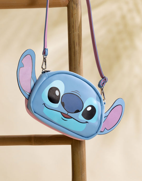 Disney Stitch & Angel Girls Reversible Cross Body Bag