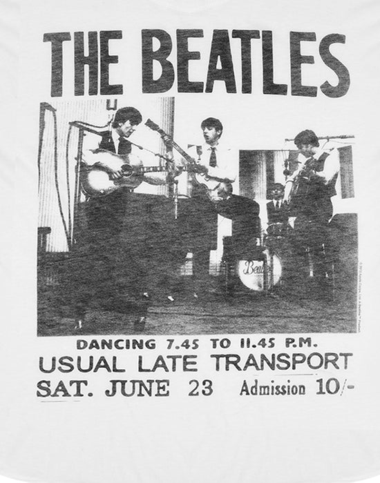 The Beatles Womens Black Short Sleeved T-Shirt