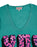YO! Womens Turquoise Short Sleeved T-Shirt