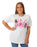 Barbie Dolls In Logo Womens White Short Sleeved T-Shirt