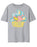 SpongeBob SquarePants Patrick Chillin Womens Grey Marl Short Sleeved T-Shirt