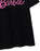 Barbie Women's Black With Pink Classic Logo Short Sleeve T-Shirt