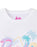 Barbie Pastel Palm Trees Womens White Short Sleeved T-Shirt
