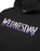 Wednesday Purple Logo Womens Black Hoodie