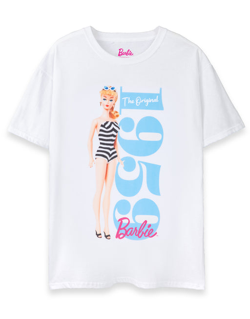 Barbie The Original Womens White Short Sleeved T-Shirt