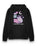 Pusheen New Msg Womens Black Hoodie