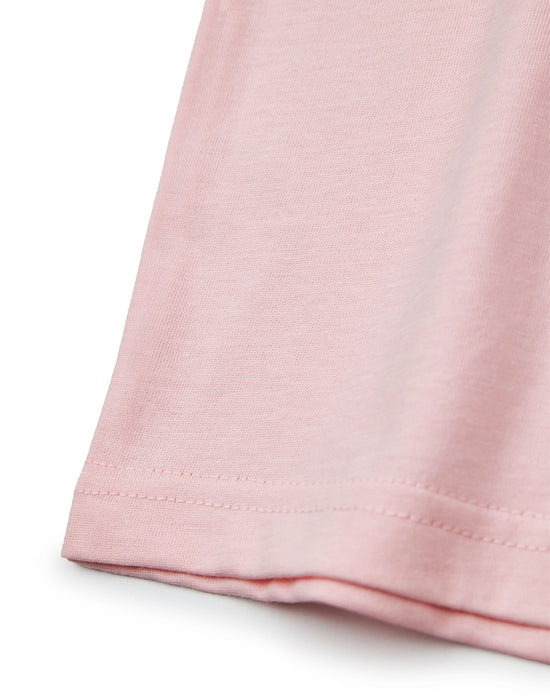 Pusheen Peachy Womens Pink Cropped Short Sleeved T-Shirt