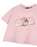 Pusheen Peachy Womens Pink Cropped Short Sleeved T-Shirt