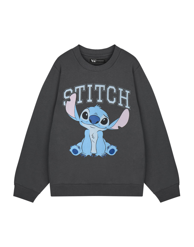 Disney College Sweatshirt Lilo & Stitch Womens Grey Sweatshirt