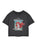 Disney The Little Mermaid Ariel Bubbles Womens Grey Cropped Short Sleeved T-Shirt