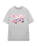 Hot Wheels Pink Car Womens Grey Short Sleeved T-Shirt