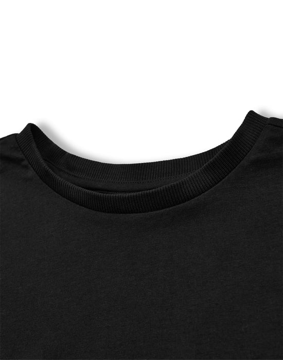 Chucky Chucky Chucky Chucky Crop Womens Black Cropped Short Sleeved T-Shirt