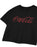 Coca Cola Coca-Cola Womens Black Cropped Short Sleeved T-Shirt