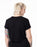 Hot Stuff Crop Womens Black Cropped Short Sleeved T-Shirt