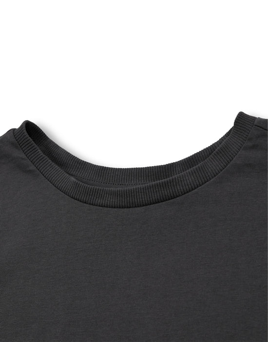 Betty Boop Leg Womens Grey Cropped Short Sleeved T-Shirt