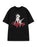 Betty Boop Leg Womens Black Short Sleeved T-Shirt
