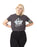 Corpse Bride Corpse Bride Womens Grey Cropped Short Sleeved T-Shirt