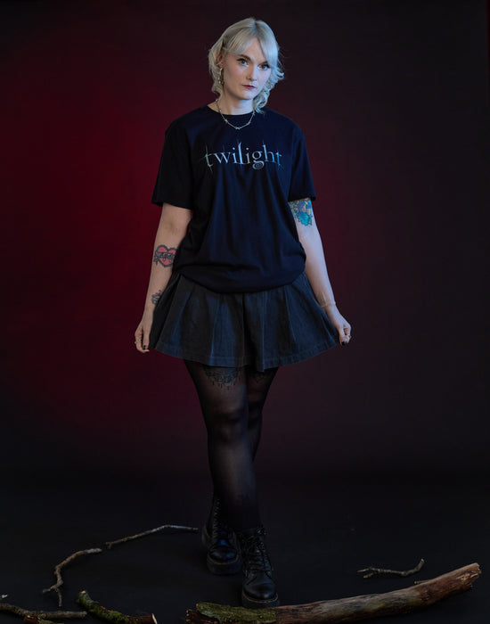 Twilight Logo Womens Black T-Shirt