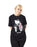 Hello Kitty Rock Life Womens Black Short Sleeved T-Shirt
