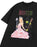 Wicked Glinda & Elphaba Womens Black Short Sleeved T-Shirt