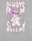 Disney Lilo & Stitch Always Sleepy Womens Grey Short Sleeve Nightdress