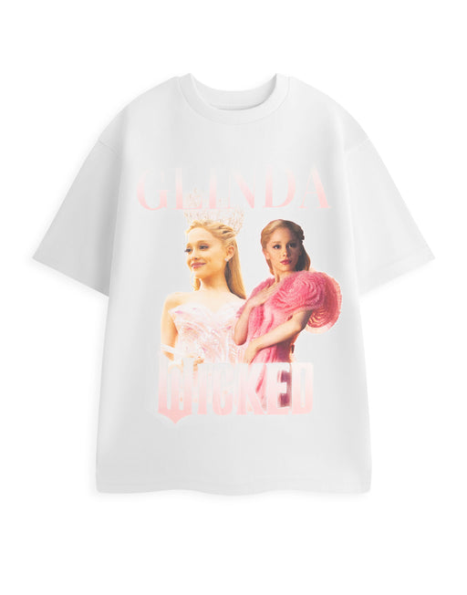 Wicked Glinda Womens White Short Sleeved T-Shirt