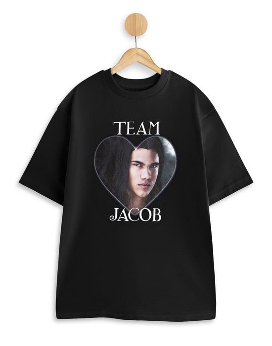 Twilight Team Jacob Womens Black Short Sleeved T-Shirt