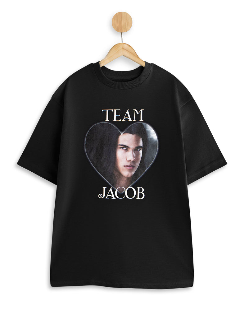Twilight Team Jacob Womens Black Short Sleeved T-Shirt
