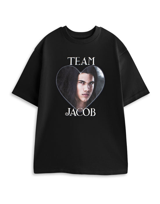 Twilight Team Jacob Womens Black Short Sleeved T-Shirt