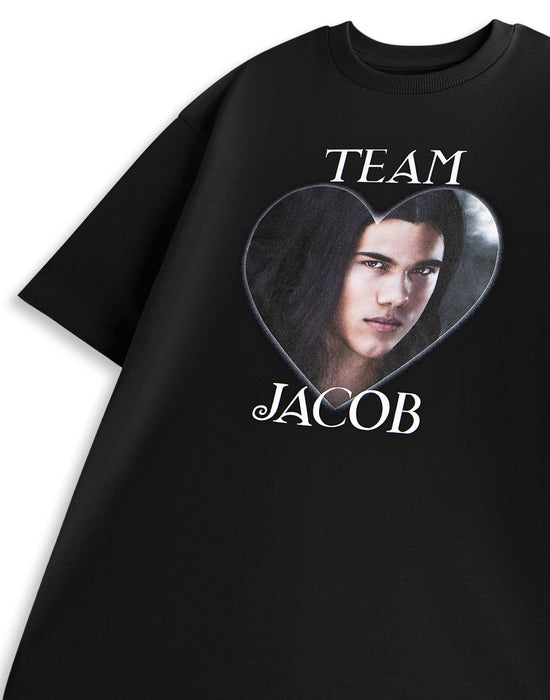 Twilight Team Jacob Womens Black Short Sleeved T-Shirt