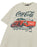 Coca Cola A Merry Christmas Womens Beige Short Sleeved T-Shirt