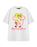 SpongeBob SquarePants Feather Boa Womens White Short Sleeved T-Shirt