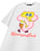 SpongeBob SquarePants Feather Boa Womens White Short Sleeved T-Shirt