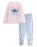 Disney Stitch Womens Pink Long Sleeve Long Leg Pyjama Set
