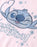 Disney Stitch Womens Pink Long Sleeve Long Leg Pyjama Set