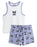Hello Kitty Kuromi Womens Purple Vest and Shorts Pyjama Set