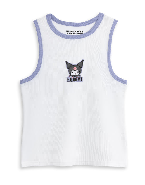 Hello Kitty Kuromi Womens Purple Vest and Shorts Pyjama Set