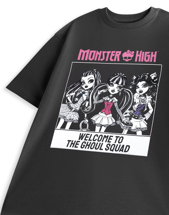 Monster High Ghoul Squad Unisex Grey Short Sleeved T-Shirt