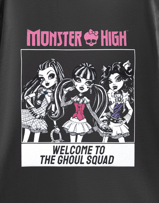 Monster High Ghoul Squad Unisex Grey Short Sleeved T-Shirt