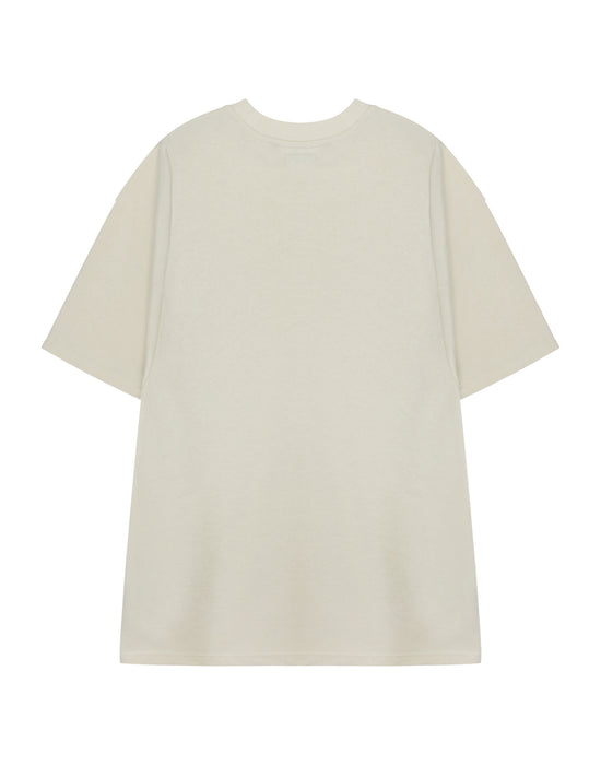 Minecraft Heart Animals Womens Beige Short Sleeved T-Shirt